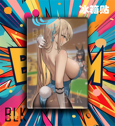 【預購】蔚藍檔案《台球女郎明日奈》動漫裝飾畫&冰箱貼 X 巴洛克工作室3