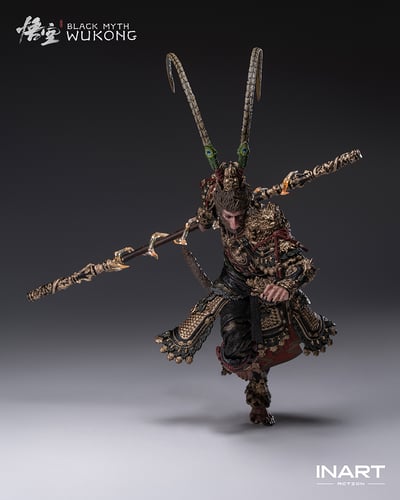 【預購】《黑神話：悟空》1/12可動人偶 大聖金甲套 X INART Action4