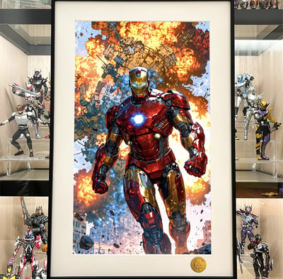 【預購】Marvel漫威《爆炸鋼鐵人》動漫二次元裝飾畫 X 星空工作室1