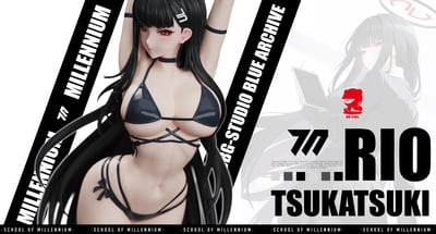 【預購】碧藍檔案 調月莉音 1/6比例雕像 X BB Girl9