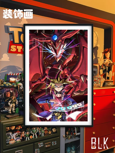 【預購】遊戲王《遊戲/海馬/馬利克》裝飾畫&冰箱貼 X 巴洛克工作室3