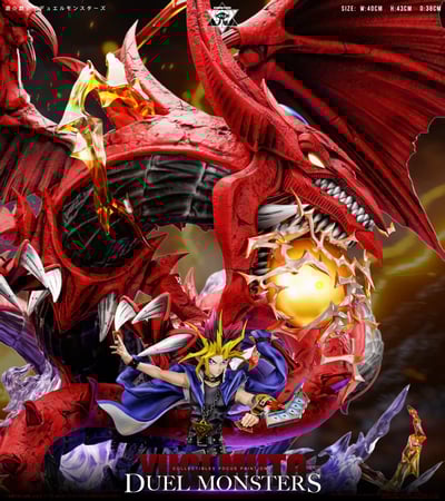 【預購】《遊戲王》畢業級收藏雕像001 天空龍 X Deadman工作室4