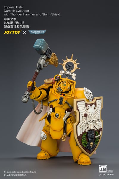 【預購】帝國之拳 戰錘40k系列 JT04896 達納斯·萊山德 X JOYTOY10