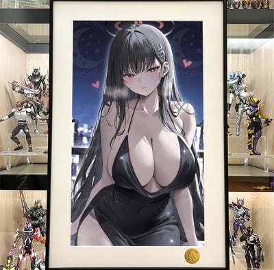 【預購】蔚藍檔案《黑禮服莉音》裝飾畫 X 星空工作室1