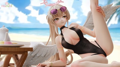 【預購】碧藍檔案 泳裝聖婭茶會三人組合 泳裝渚 X Haruhi-Studio2