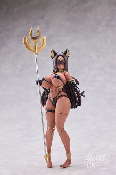 【售罄展示追加請私訊客服@toystationtw】異世界繪卷 可動本體 埃及女神 X BISHOUCRAFT16