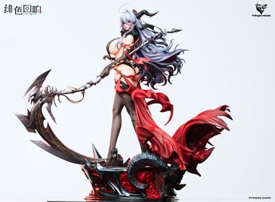 【預購】《緋色回響》系列雕像第一彈 雙版本 黛莫妮卡 X TES 正版授權9