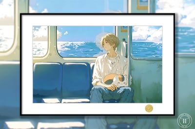 【預購】夏目友人帳《列車夏目》動漫裝飾畫 X H2工作室2