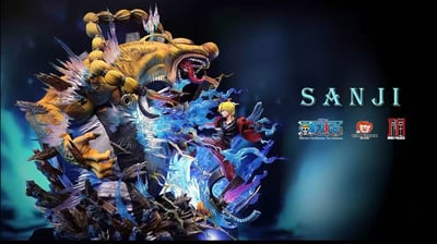 【售罄展示追加請私訊客服@toystationtw】海賊王 草帽海賊團系列第一彈 雷霆燃焰vs機械科技 香吉士vs奎因 X 集美殿堂 正版授權2