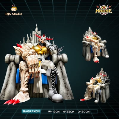 【預購】數碼寶貝 墮天使系列 巴古拉獸 X 獨角獸+7house3