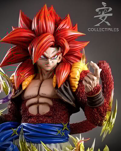 【預購】七龍珠 超四三部曲 1/1超四悟吉塔胸像 X KD-Studio5
