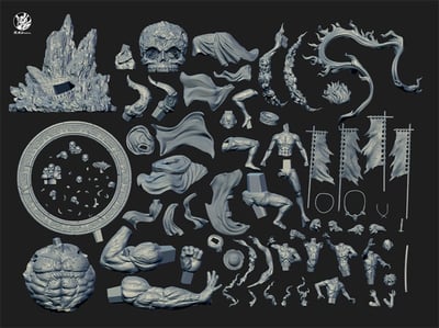 【現貨秒發】海賊王 幻·和之國鬼神系列 不動明王-魯夫 X 流風+燃風8