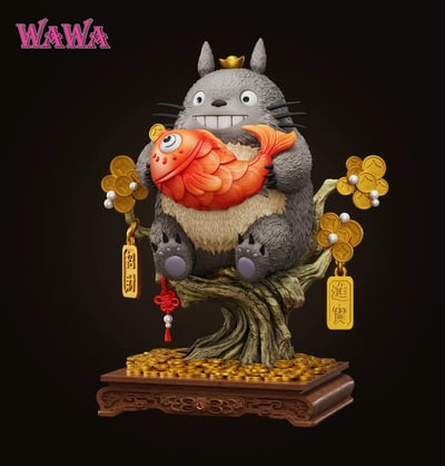 【現貨秒發】宮崎駿 招財龍貓 X WAWA-Studio2