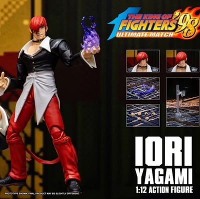 【售罄展示追加請私訊客服@toystationtw】拳皇98UM IORI YAGAMI 八神庵 KFSA04 X Storm Collectibles1