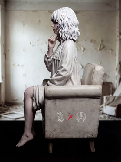 【預購】生化危機9 輕奢級別收藏作品003 艾米麗 X 浮光+霧霾工作室5