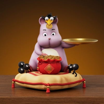 【現貨秒發】宮崎駿 坊寶寶招財收納擺件 X RP-Studio1