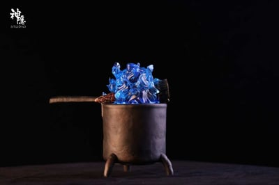 【現貨秒發】宮崎駿 遇見系列 異色聲光律動版心臟的火苗 卡西法擺件雕像 X 神隱工作室3