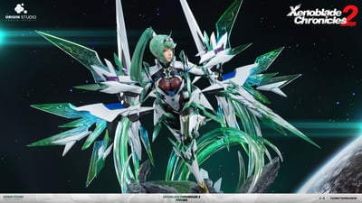 【預購】異度之刃2 周年款典藏級雕像 豪華戰鬥服小綠 X ORIGIN-Studio4