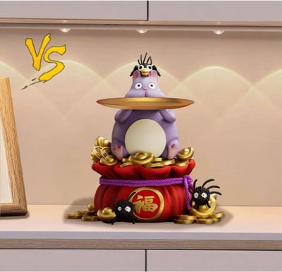 【現貨秒發】宮崎駿 家居系列18 招財托盤系列坊寶寶 X VS模玩1