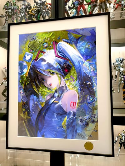 【預購】初音未來《生日初音》動漫裝飾畫 X 星空工作室2