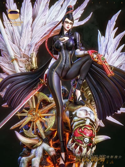 【預購】蓓優妮塔 格鬥家系列二 暗影魔女Bayonetta-蓓姐 X coolbear酷熊4