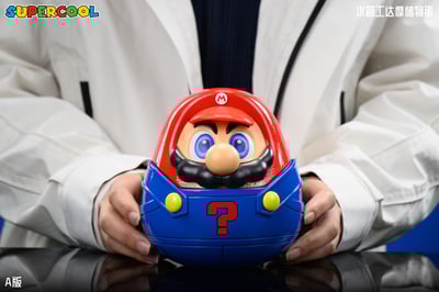 【預購】超級瑪利歐 潮玩禮品許願擺件 水管工兄弟達摩儲物蛋 X SUPERCOOL8
