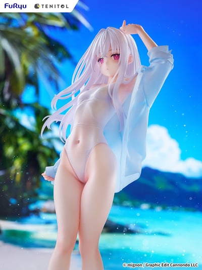 【預購】TENITOL TALL NO GAME NO LIFE 遊戲人生 白-泳裝Ver. X FuRyu4