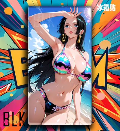 【預購】海賊王《泳裝女帝》動漫裝飾畫&冰箱貼 X 巴洛克工作室4