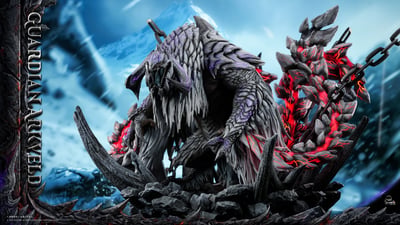 【預購】魔物獵人 收藏雕像 歷戰王鎖刃龍 X RZ睿智2