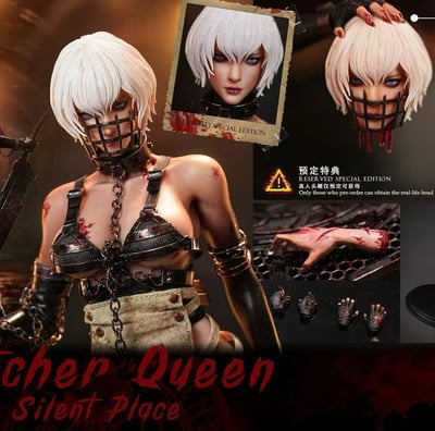 【預購】寂靜之地 矽膠可動人偶 雙版本 屠夫女王 X Wanneng Toys腕能1