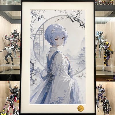 【預購】Eva新世紀福音戰士《國風綾波麗》動漫裝飾畫 X 星空工作室1