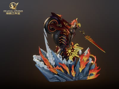 【預購】原神 場景雕像第一彈 火神瑪薇卡 X SEAGULL海鷗5