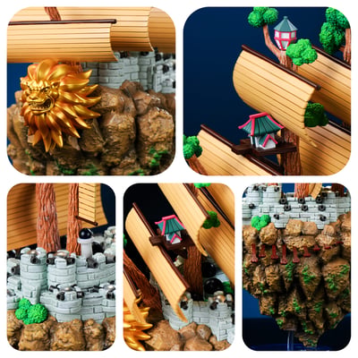 【預購】海賊王 全員船系列第四十彈 金獅子海賊船-島船 X M4工作室5