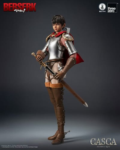 【售罄展示追加請私訊客服@toystationtw】劍風傳奇 可動人偶 3Z09370W0 黃金時代 卡思嘉 X Threezero4