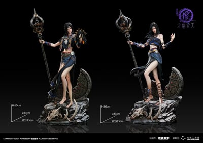 【預購】《畫江湖之不良人》收藏級1/4雕像 大䬃滿&九幽玄天-耶律質舞 X 光年+若森數字 正版授權2