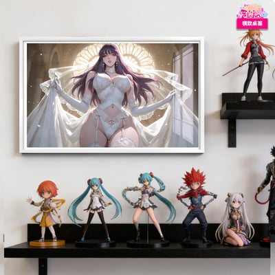 【預購】聖鬥士星 婚紗 城戶紗織 裝飾畫 X 阿喵畫社1