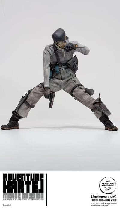 【售罄展示追加請私訊客服@toystationtw】Adventure Kartel 1/6系列 Cold Bugger Adventure Merde 標準單人版 X Underverse4