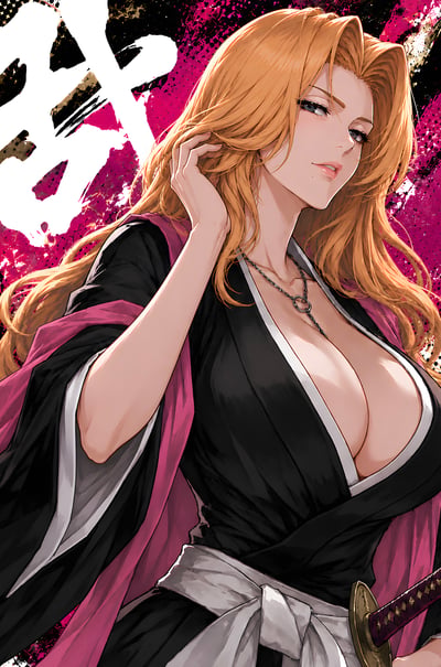 【預購】死神《松本亂菊》動漫裝飾畫 X H2工作室4