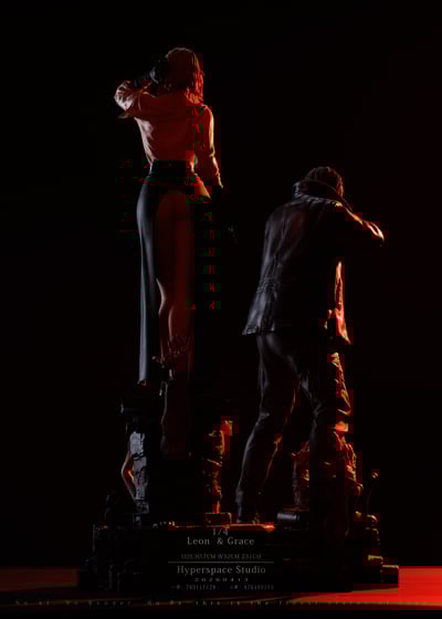 【預購】惡靈古堡 安魂曲系列 里昂＆格蕾絲 X HP-Studio3