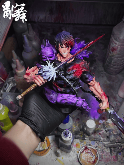 【預購】咒術迴戰 水墨破碎風1/6半身像第一彈 天與暴君-伏黑甚爾 X 亂舞工作室9