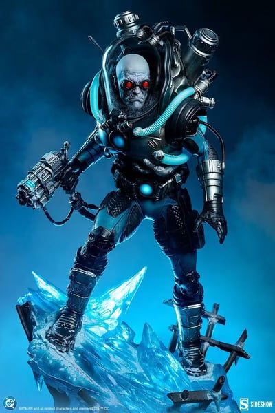 【售罄展示追加請私訊客服@toystationtw】Mr. Freeze 急凍先生 雕像 300930 X Sideshow2