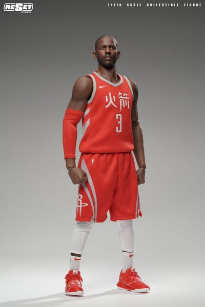 【預購】NBA 收藏級可動人偶套裝 中文火箭紀念版-保羅 X Reset-Studio7