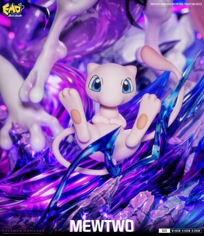 【預購】寶可夢 畢業進化雕像002 超夢 X Emo9