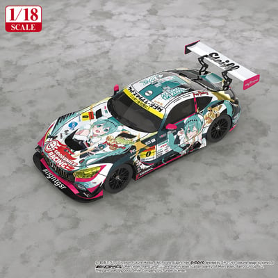 【售罄展示追加請私訊客服@toystationtw】Good Smile 初音未來 AMG 開幕戰痛車 車模 Ver. 再版 X GSC1