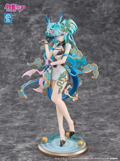 【售罄展示追加請私訊客服@toystationtw】初音未來 青龍Ver. X 海洋堂4