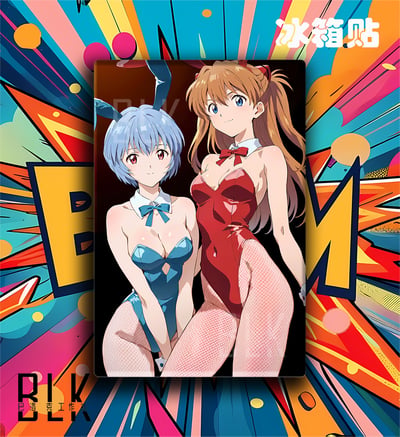 【預購】Eva《兔女郎香綾》動漫裝飾畫&冰箱貼 X 巴洛克工作室4