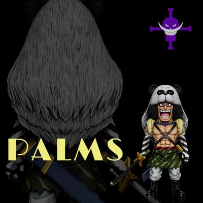 【預購】海賊王 白鬍子海賊團旗下共鳴系列 帕姆茲 X A+研究所4