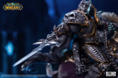 【預購】魔獸世界 14英寸收藏級雕像 巫妖王&無敵戰馬 X Blizzard暴雪4