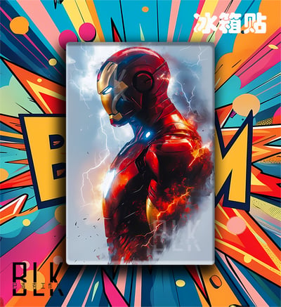 【預購】Marvel漫威《雷電鋼鐵俠》動漫裝飾畫&冰箱貼 X 巴洛克工作室3