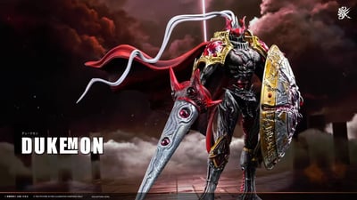 【預購】數碼寶貝 寫實怪獸風第一彈 紅蓮騎士 公爵獸 X 獸Studios1